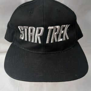 RARE VINTAGE 1994 Annco Industries Black Star Trek Panel Hat